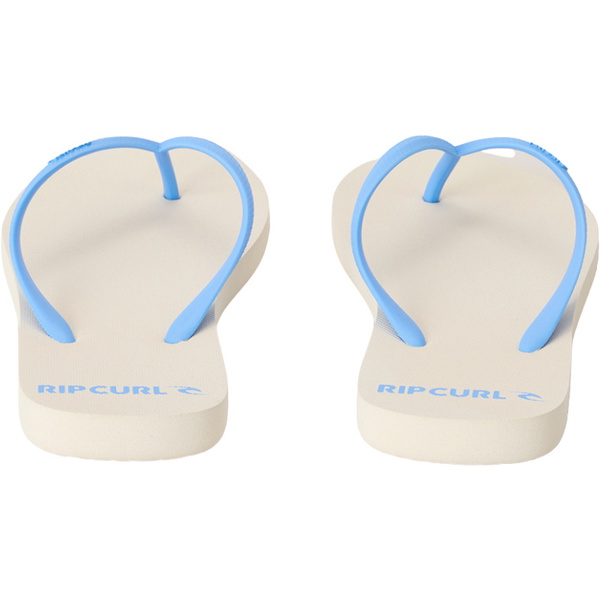 2026 Rip Curl Womens Bondi Bloom Open Toe Flip Flops 16HWOT - Natural / Blue